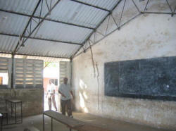 Classroom condition at Kibada Primary School